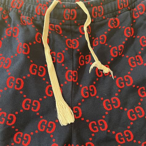 gucci all over print shoes